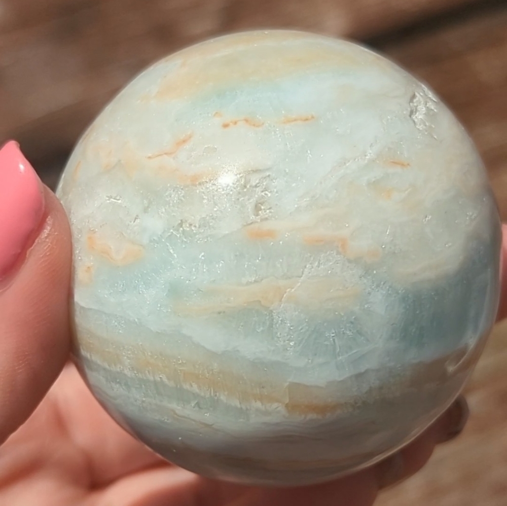 Carribean Calcite Sphere